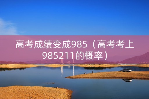 高考成绩变成985（高考考上985211的概率）