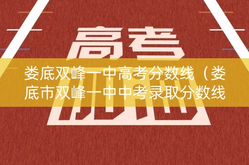 娄底双峰一中高考分数线（娄底市双峰一中中考录取分数线2020）