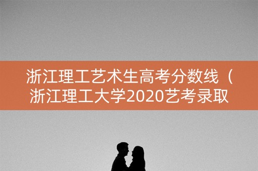 浙江理工艺术生高考分数线（浙江理工大学2020艺考录取分数线）