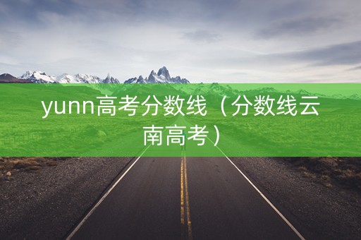 yunn高考分数线（分数线云南高考）