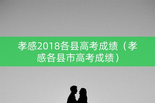 孝感2018各县高考成绩（孝感各县市高考成绩）