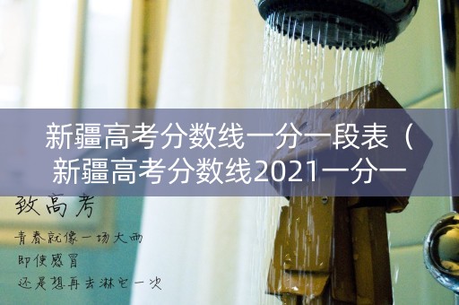 新疆高考分数线一分一段表（新疆高考分数线2021一分一段）