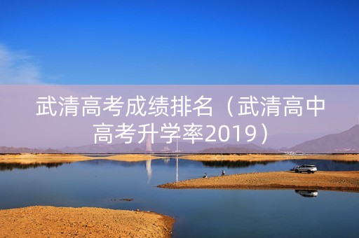 武清高考成绩排名（武清高中高考升学率2019）
