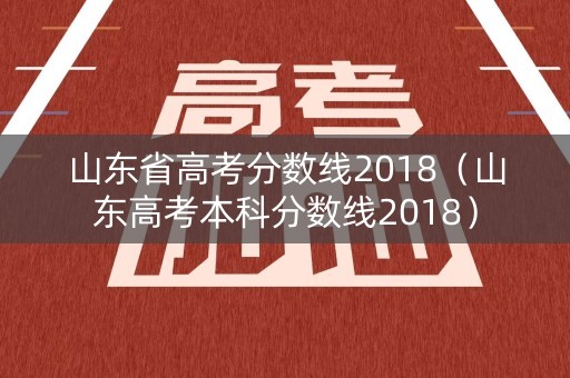 山东省高考分数线2018(山东高考本科分数线2018) 山东省高考分数线2018(山东高考本科分数线2018)