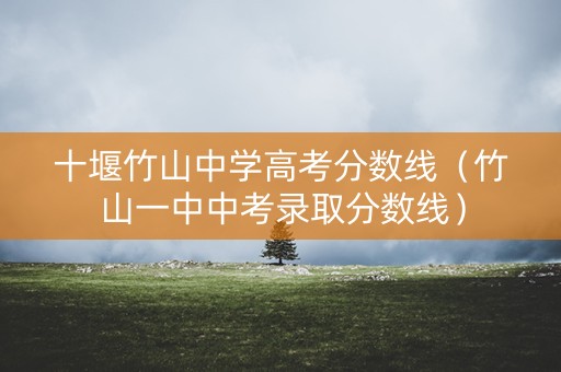 十堰竹山中学高考分数线(竹山一中中考录取分数线) 十堰竹山中学高考分数线(竹山一中中考录取分数线)