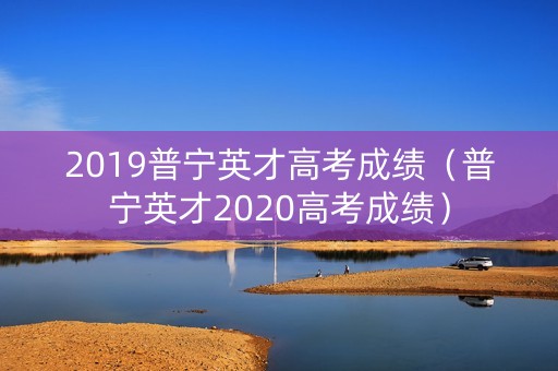 2019普宁英才高考成绩（普宁英才2020高考成绩）