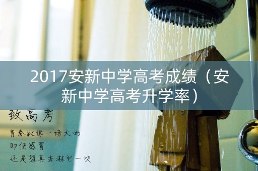 2017安新中学高考成绩（安新中学高考升学率）