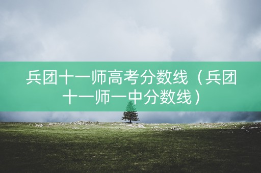 兵团十一师高考分数线（兵团十一师一中分数线）