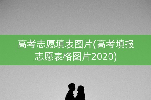 高考志愿填表图片(高考填报志愿表格图片2020) 高考志愿填表图片(高考填报志愿表格图片2020)