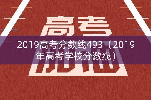 2019高考分数线493（2019年高考学校分数线）