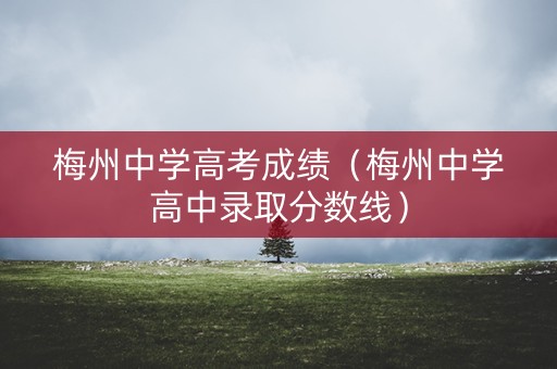 梅州中学高考成绩(梅州中学高中录取分数线) 梅州中学高考成绩(梅州中学高中录取分数线)