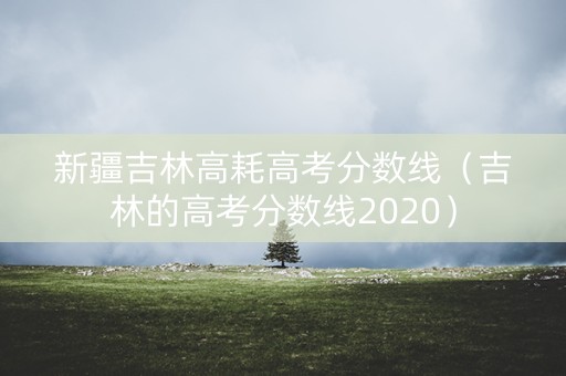新疆吉林高耗高考分数线(吉林的高考分数线2020) 新疆吉林高耗高考分数线(吉林的高考分数线2020)
