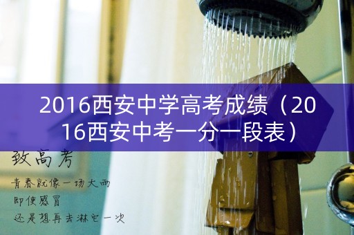 2016西安中学高考成绩(2016西安中考一分一段表) 2016西安中学高考成绩(2016西安中考一分一段表)