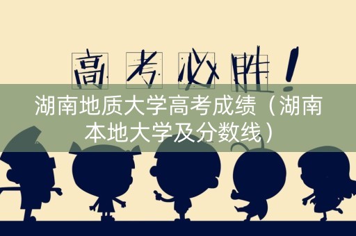 湖南地质大学高考成绩（湖南本地大学及分数线）