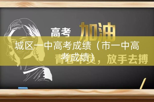 城区一中高考成绩（市一中高考成绩）