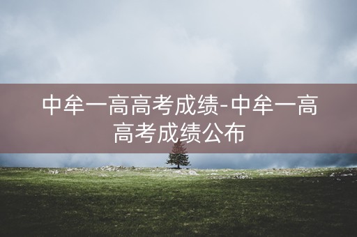 中牟一高高考成绩-中牟一高高考成绩公布 中牟一高高考成绩-中牟一高高考成绩公布
