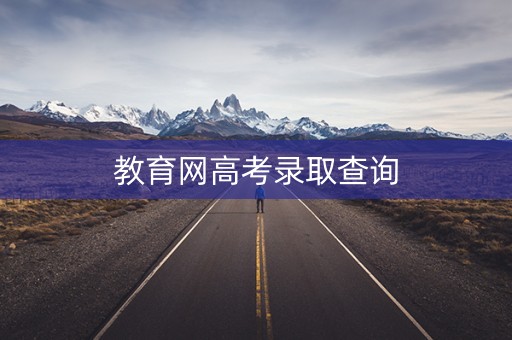 教育网高考录取查询