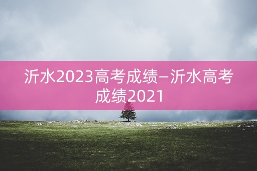 沂水2023高考成绩—沂水高考成绩2021