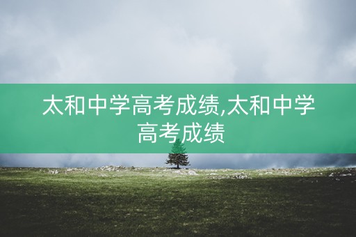 太和中学高考成绩,太和中学 高考成绩 太和中学高考成绩,太和中学 高考成绩