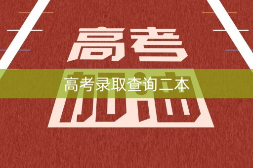 高考录取查询二本