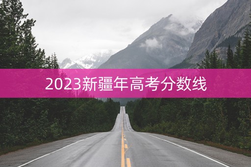 2023新疆年高考分数线